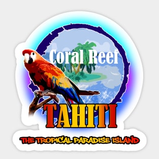 TAHITI Summer In Paradise Sticker